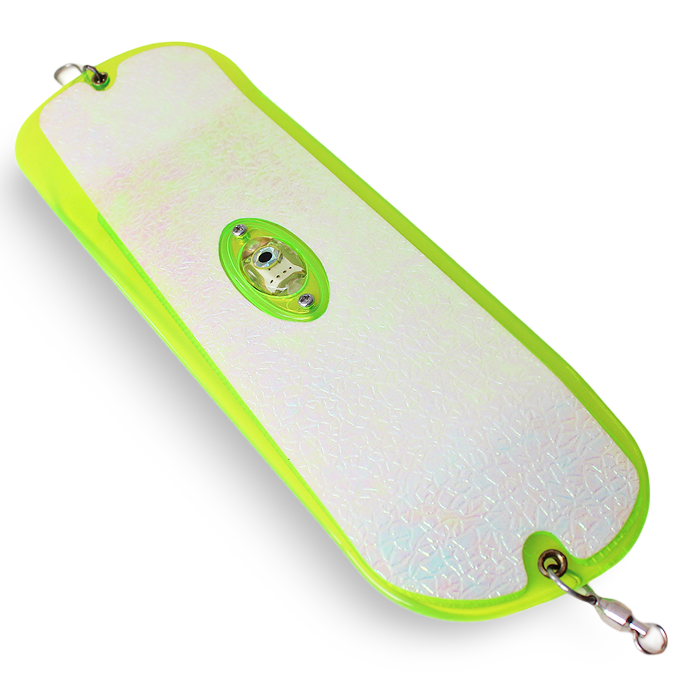 Pro-Troll ProFlash Lighted Fin 11 Flasher Chartreuse Glow