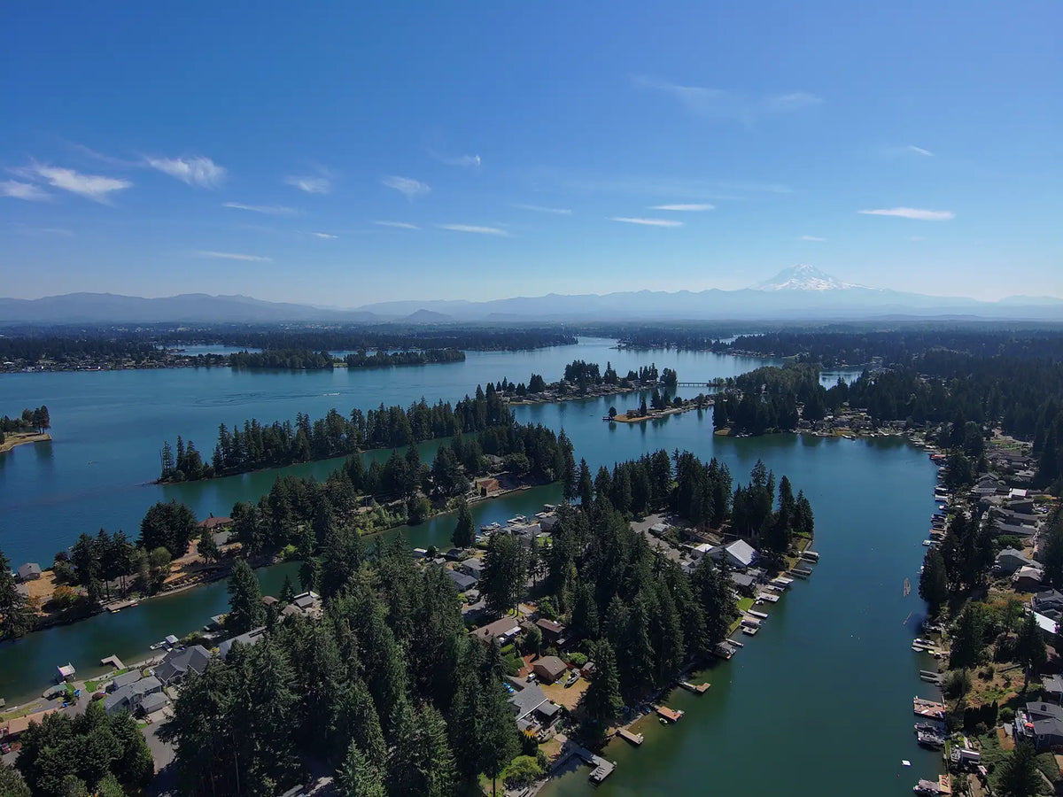 Fishing at Lake Tapps