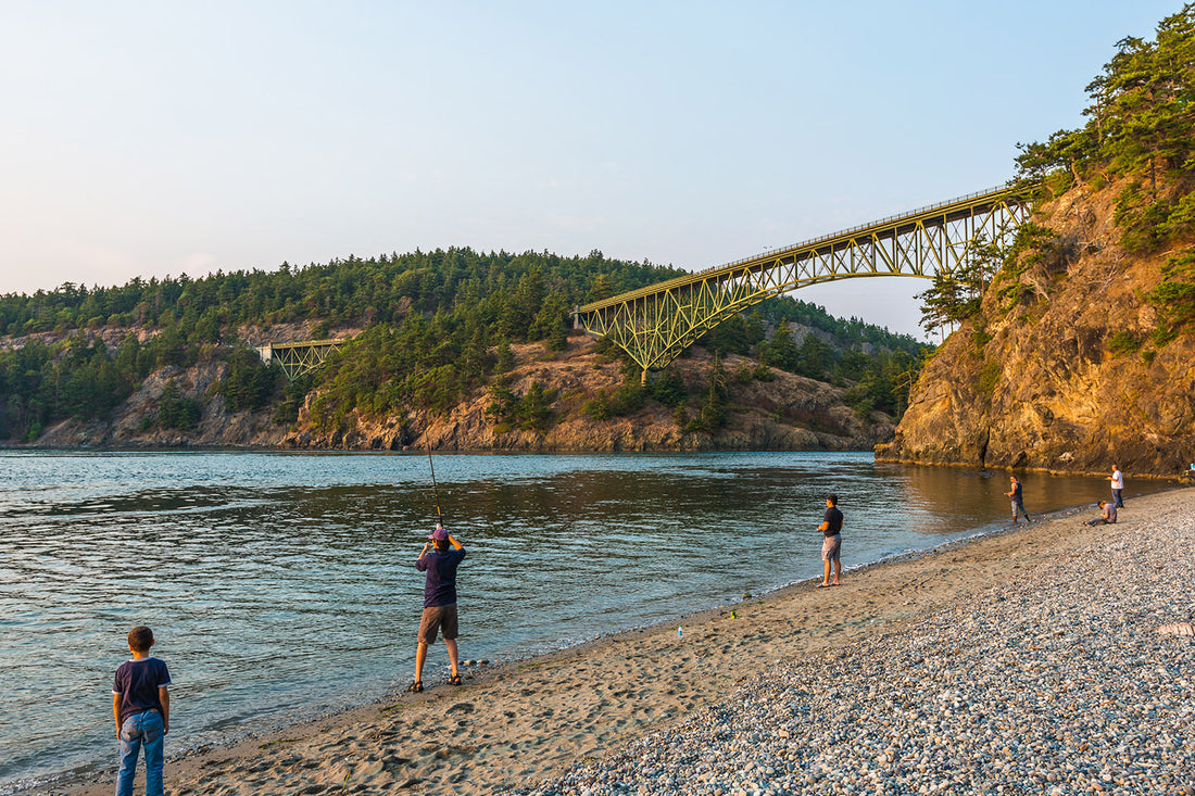 Whidbey Island's Beaches - Washington's Best Places to Salmon Fish From Shore