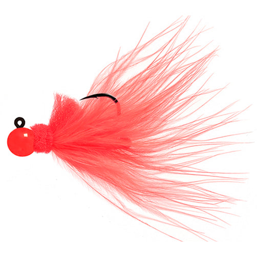 Aerojig Marabou 1/8 to 1/4 Ounce - Flame