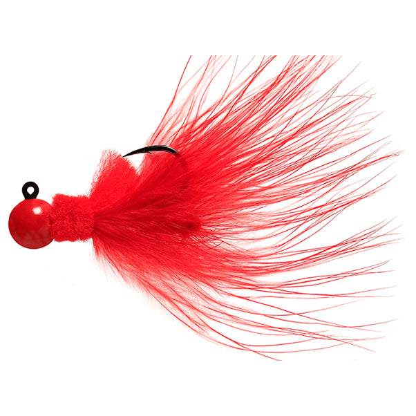 Aerojig Marabou 1/8 to 1/4 Ounce - Red