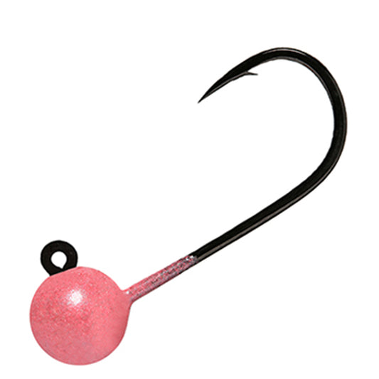 Aerojig - Plain Jig Heads 3-Pack, 1/16 to 1/4 Ounce - Pearl Pink