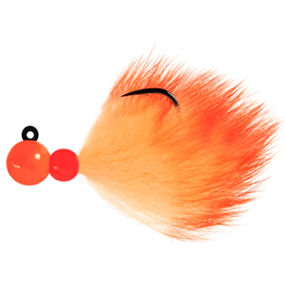 Aerojig Rabbit Bead Jig 1/8 to 1/4 Ounce - Orange & Peachy Orange