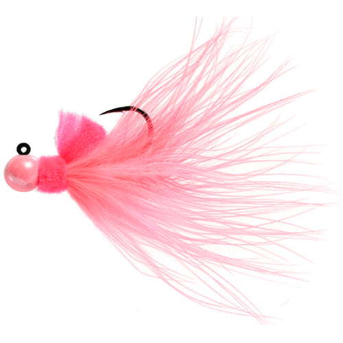 Aerojig Marabou Jig Pearl Pink Cerise White Pink