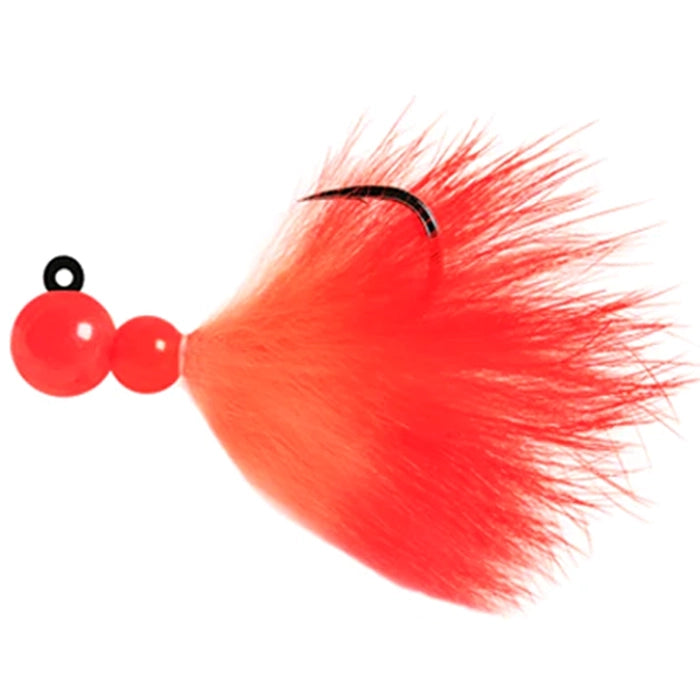 Aerojig Rabbit Bead Jig Corkey Red Flame Black Tip