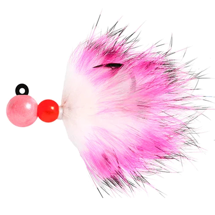 Aerojig Rabbit Bead Jig Pearl Pink White Pink Tip