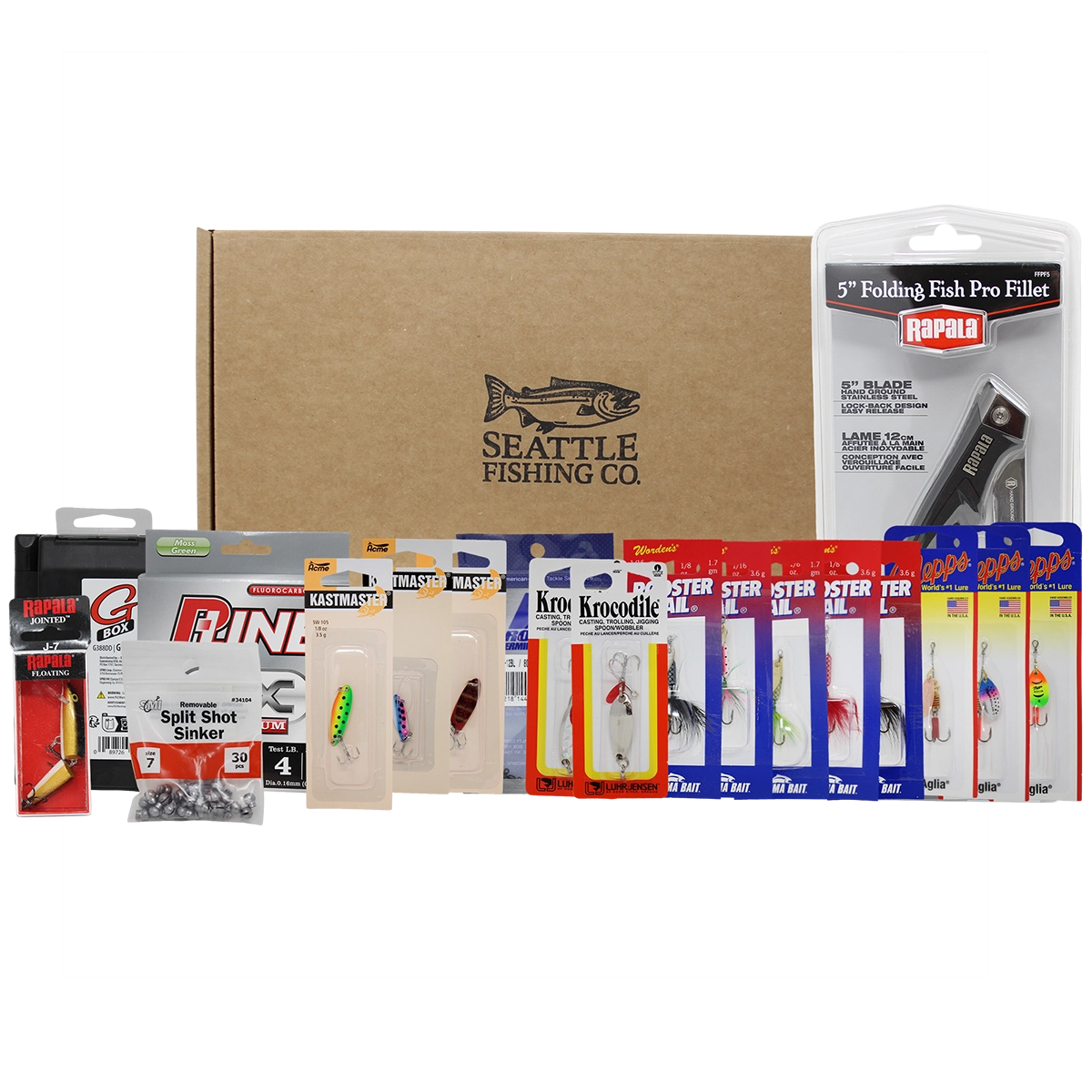 Alpine Mountain Trout Hiking Fishing Gift Box Large