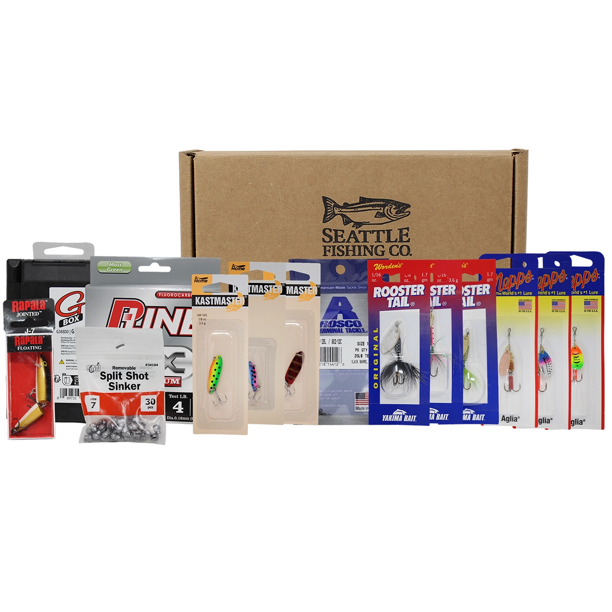 Alpine Mountain Trout Hiking Fishing Gift Box Medium