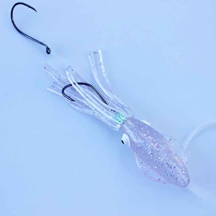 B2 Squid Salmon Trolling Rig UV Purple Haze
