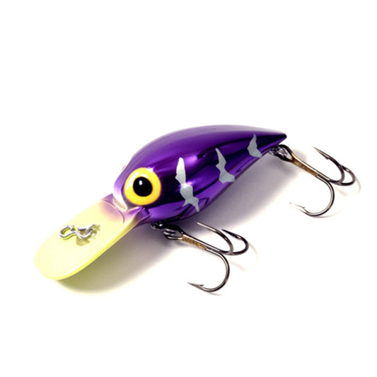 Brad's Wiggler & Mag - Metallic Purple, Chartreuse