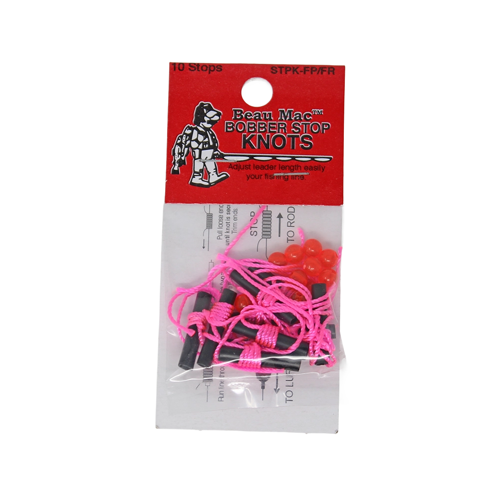 Beau Mac Bobber Stop Knots Pink 10