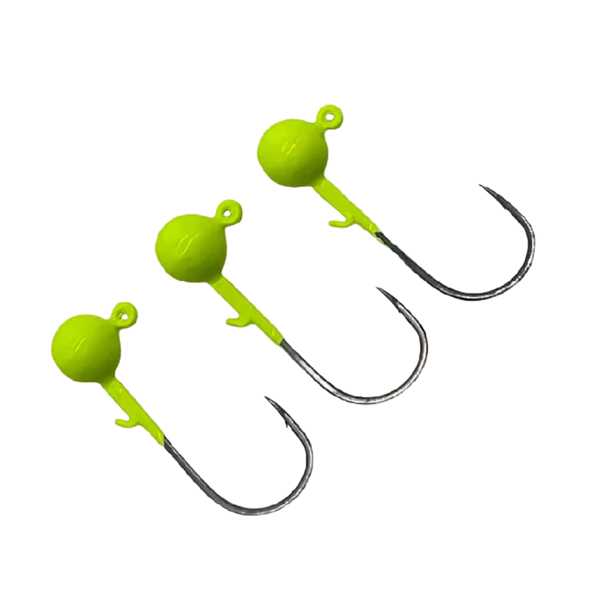 BnR Worm Keeper Jigheads Chartreuse