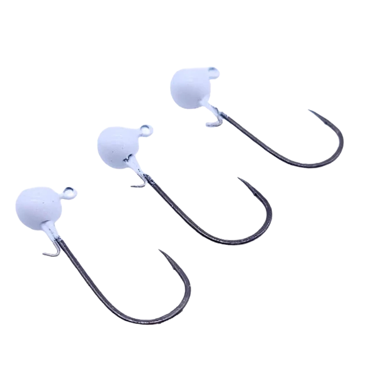 BnR Worm Keeper Jigheads White