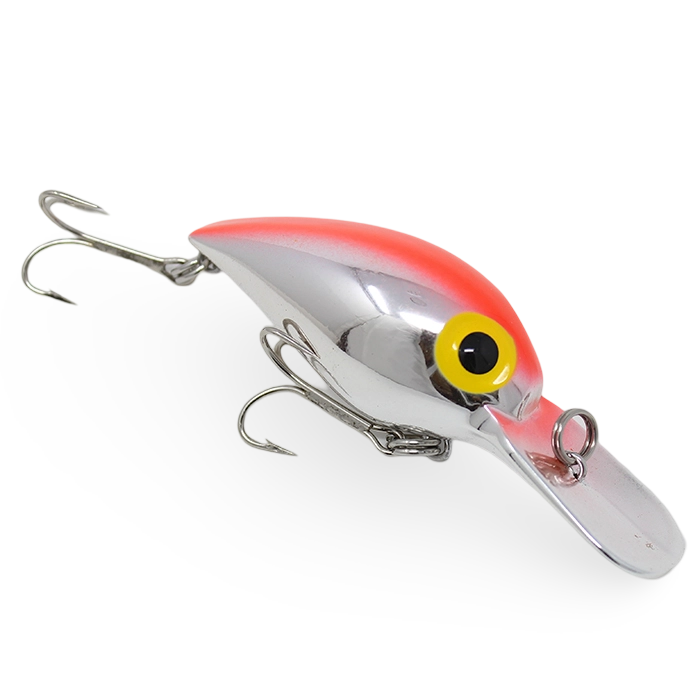 Brads Magnum Wiggler WMW004 Metallic Silver Red Back