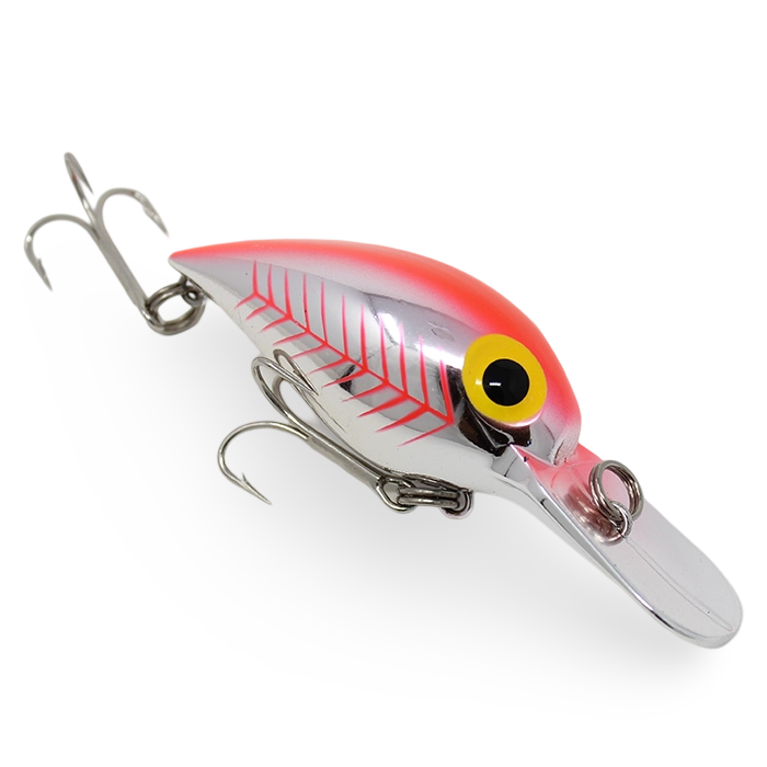 Brads Magnum Wiggler WMW025 Metallic Silver Red Herring Bone