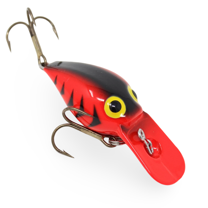 Brads Wee Wiggler BWW17 Red Black Herring Bone