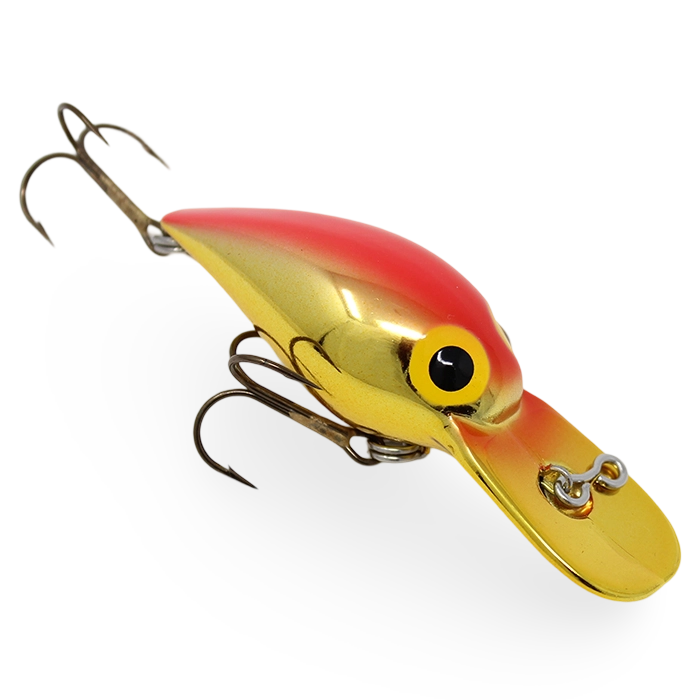 Brads Wiggler BW39 Metallic Gold Fl Red Back