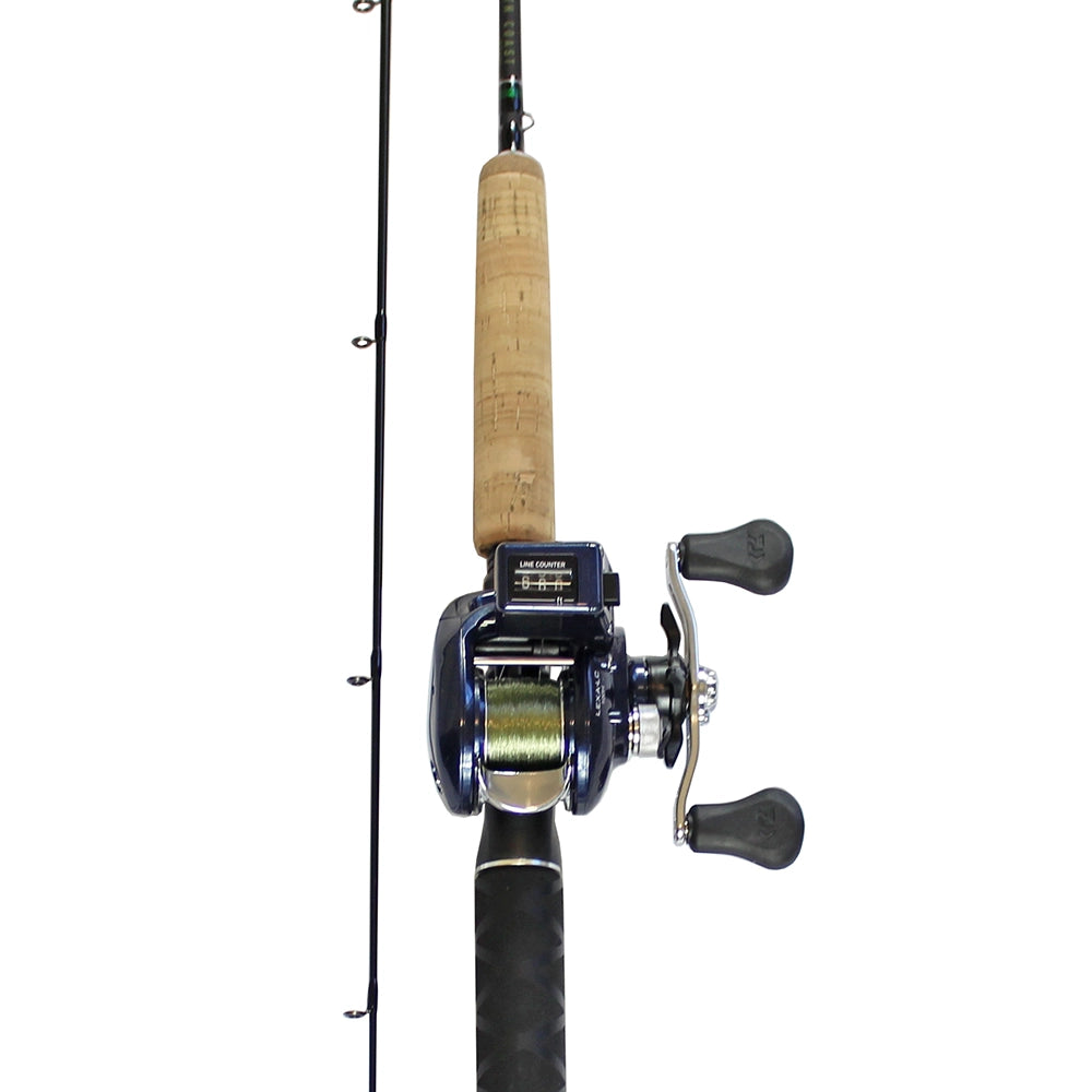 Daiwa Lexa Linecounter Kokanee Combo