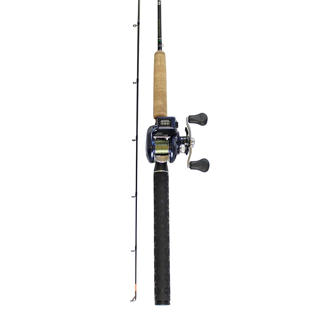 Daiwa Lexa Linecounter Kokanee Trout Trolling Combo