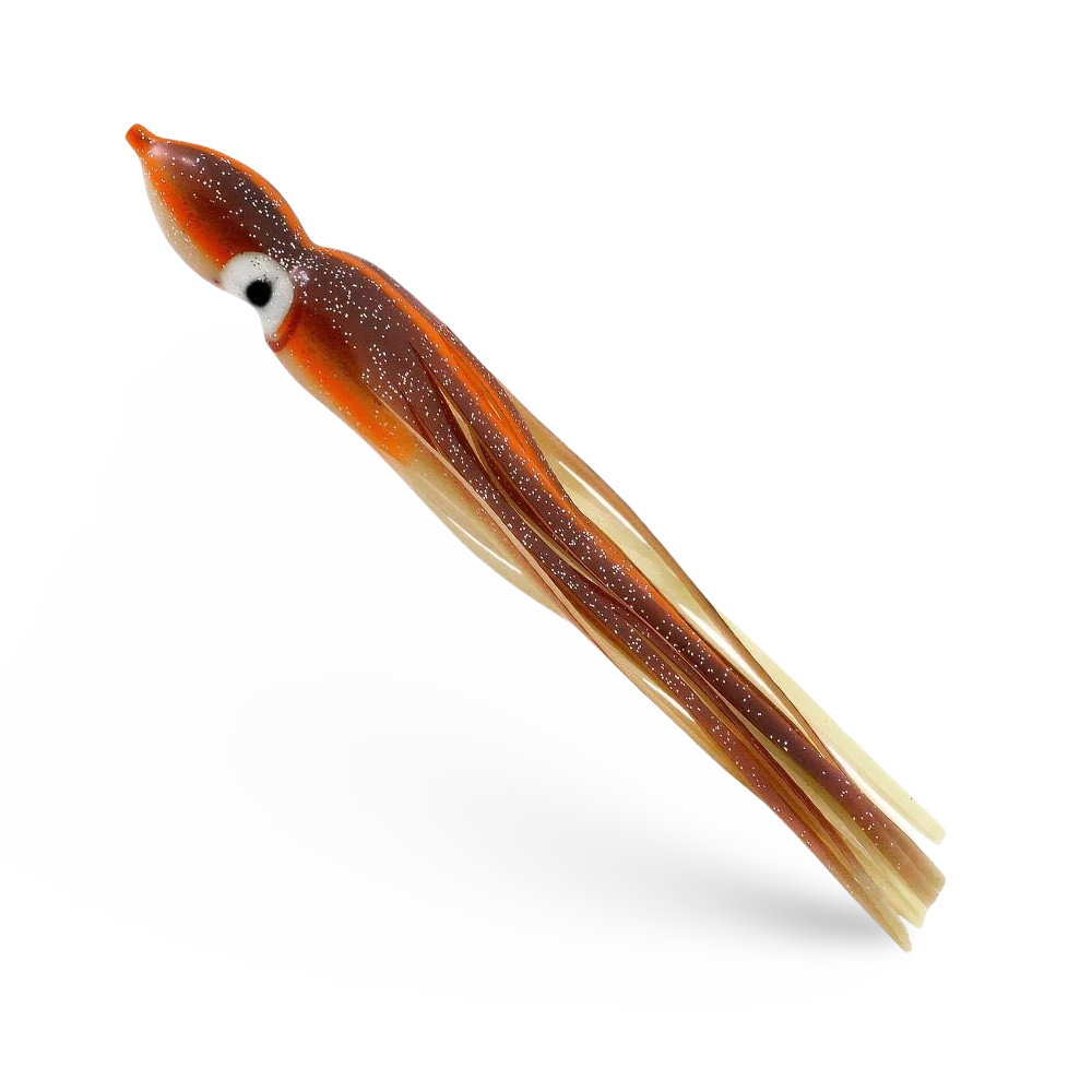 Delta Tackle Jumbo Squid Body 9 Glow Peanut Butter