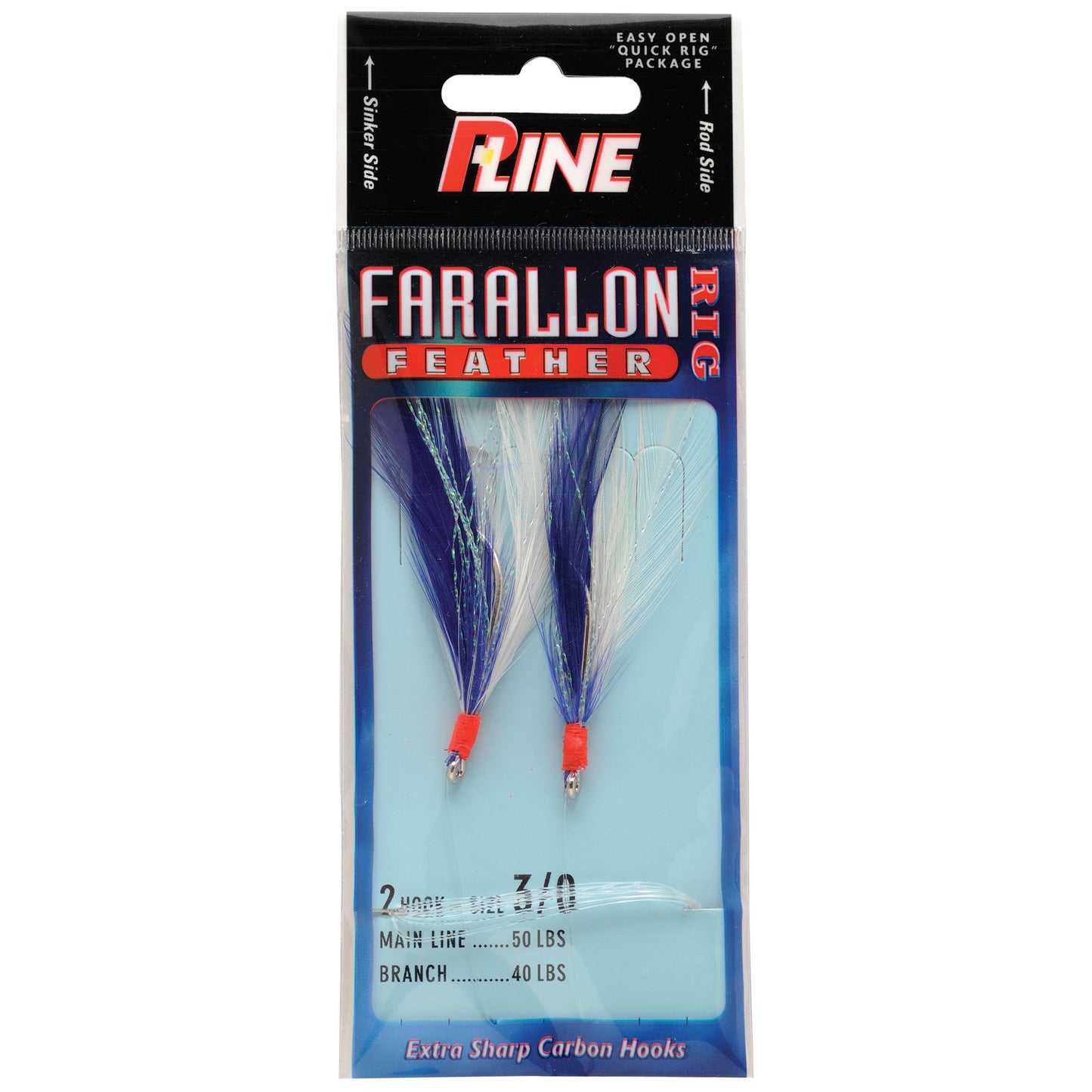 P-Line Farallon Feathers Blue & White