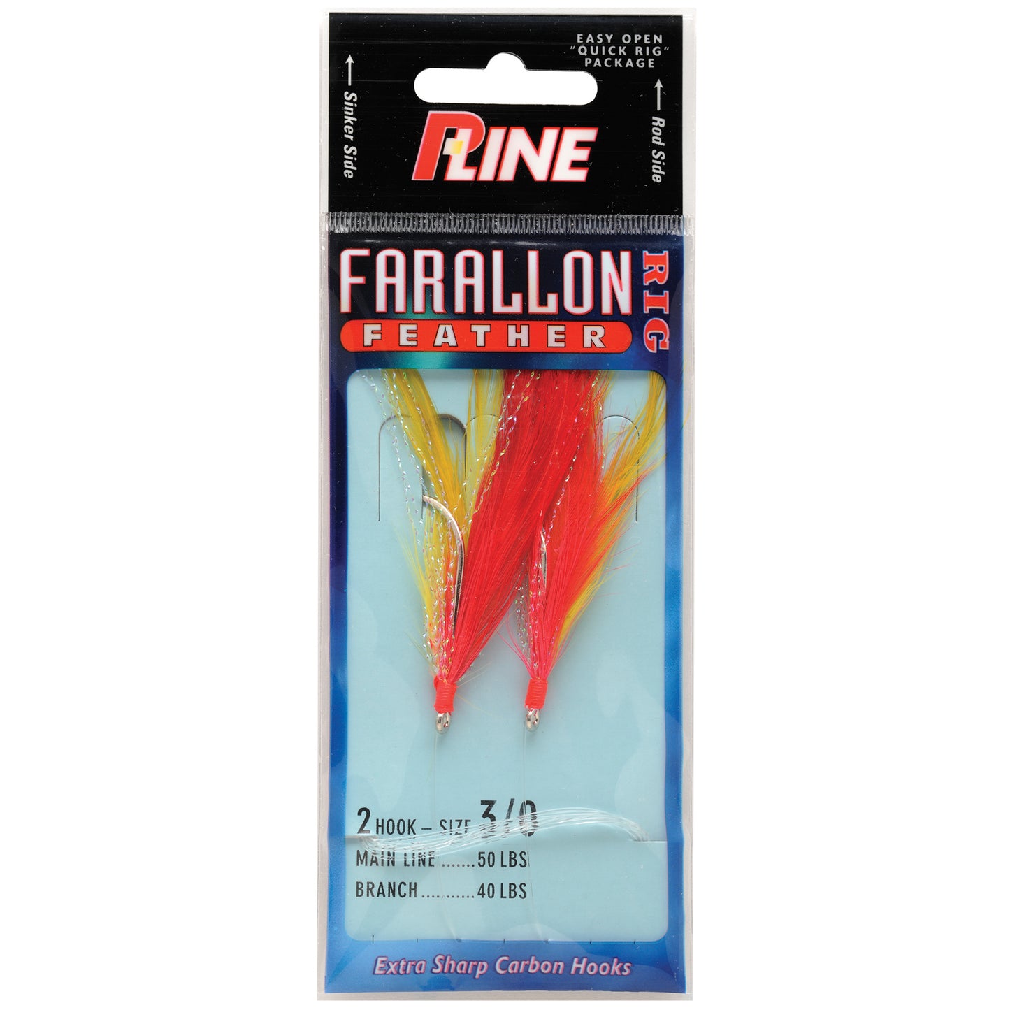 P-Line Farallon Feathers Red & Yellow