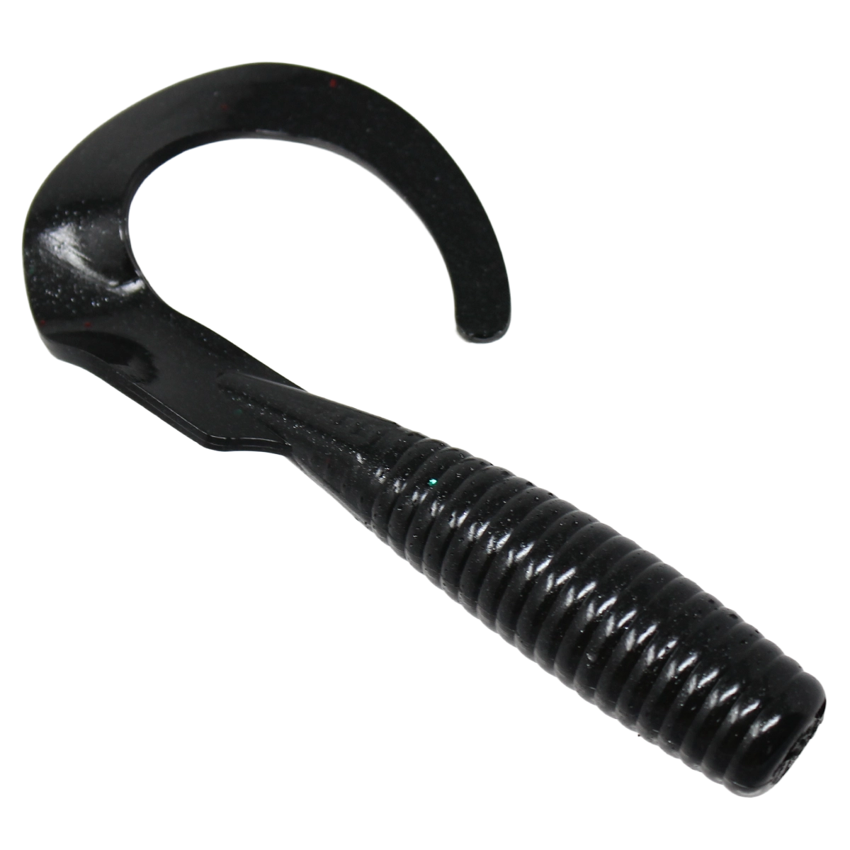 Fishermans Gold 8 Inch Grubs Mustgo Black