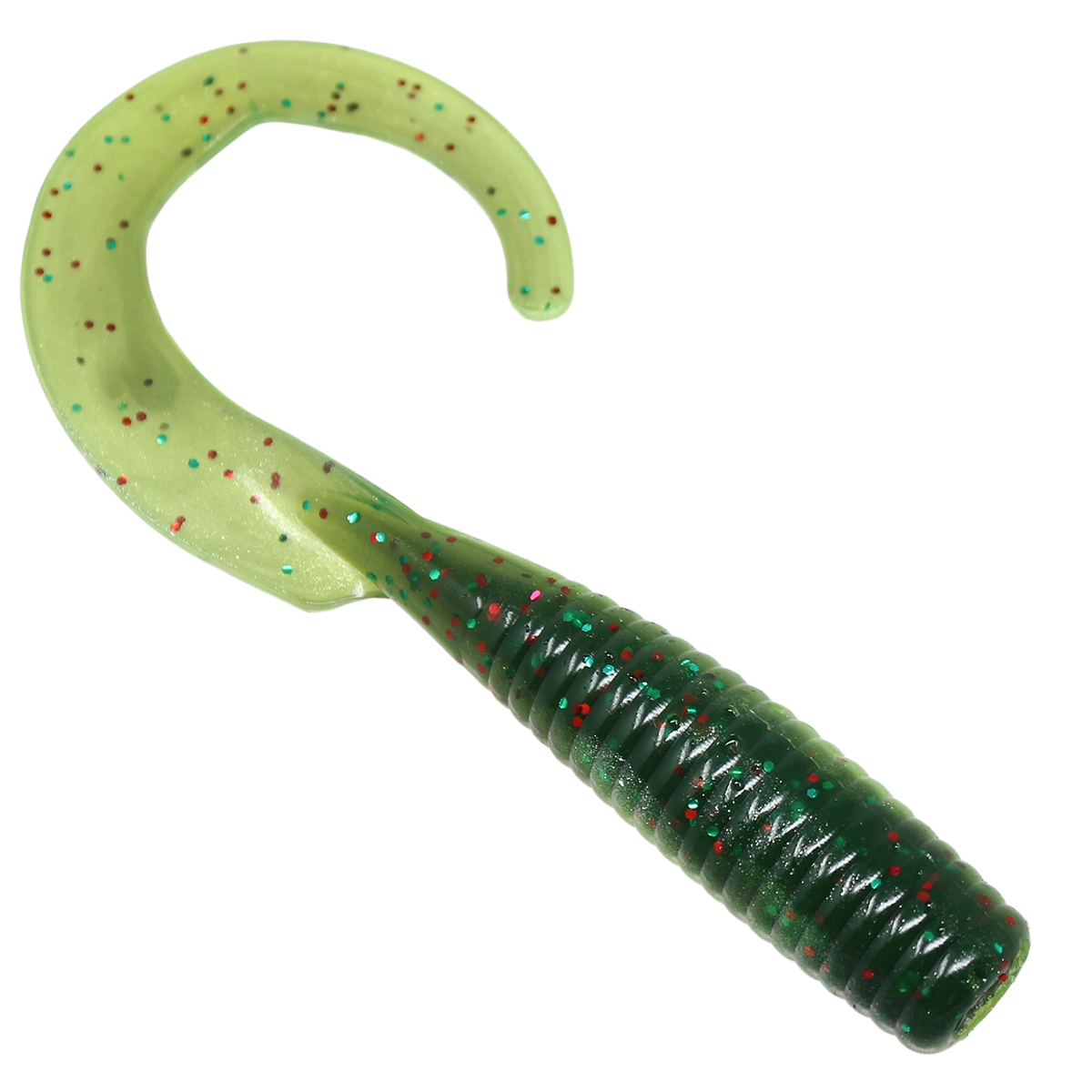 Fishermans Gold 8 Inch Grubs Seaweed