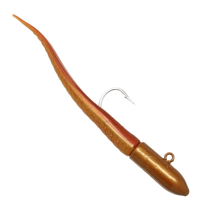 Fishermans Gold Electric Eel Jig Lucky Penny