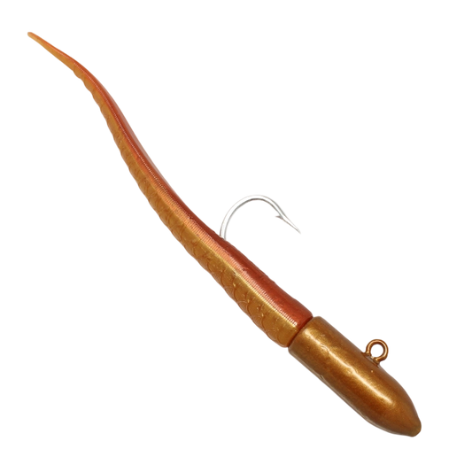 Fishermans Gold Electric Eel Jig Lucky Penny
