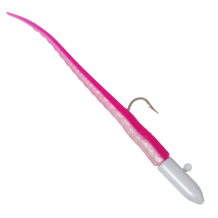 Fishermans Gold Electric Eel Jig Strawberry Glaze