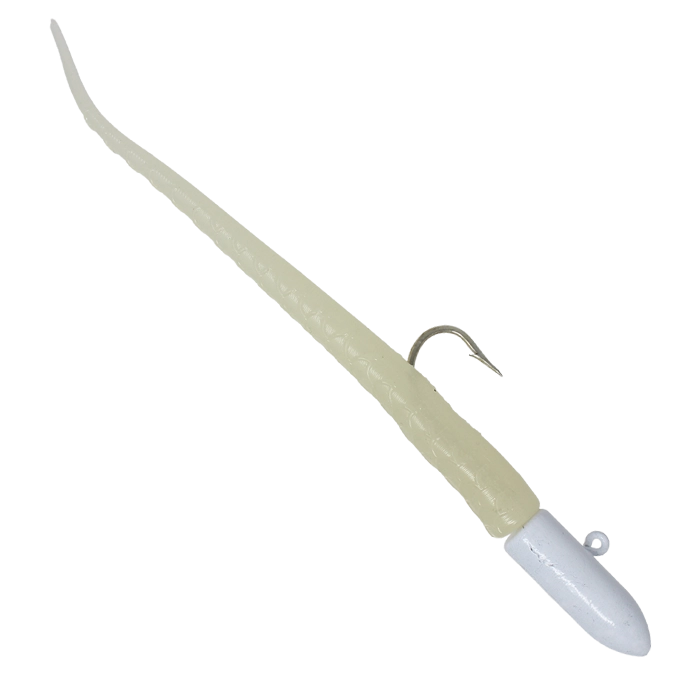 Fishermans Gold Electric Eel Jig Westport White