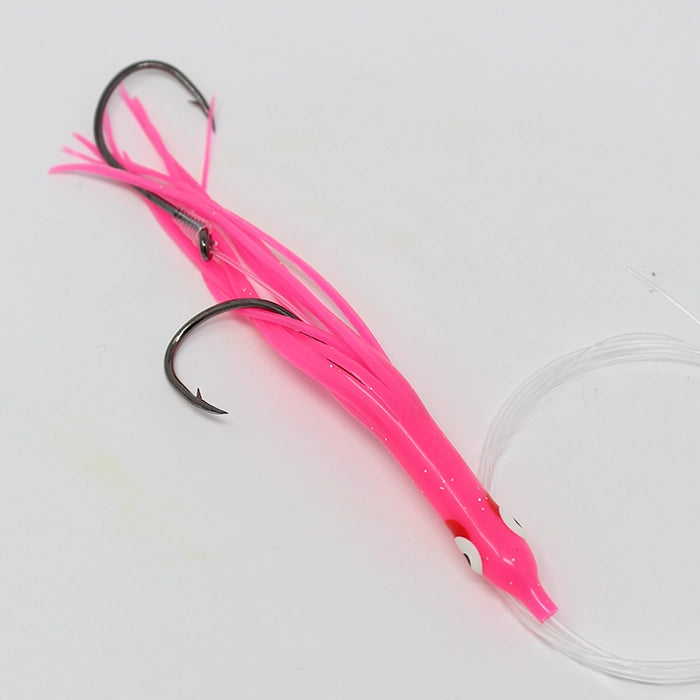 Gold Star Yamashita Needlefish Salmon Trolling Rig Hot Pink
