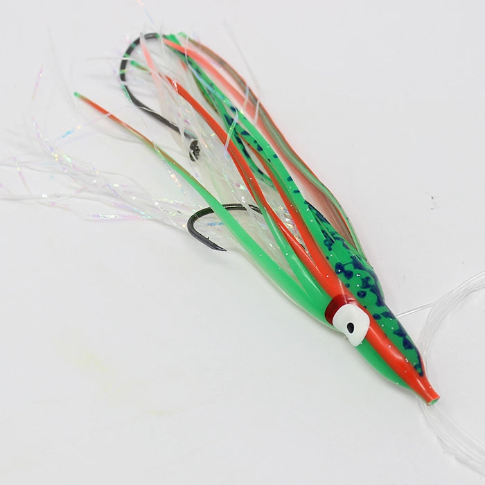 Gold Star Yamashita Octopus Salmon Trolling Rig Glow Red Racer Green