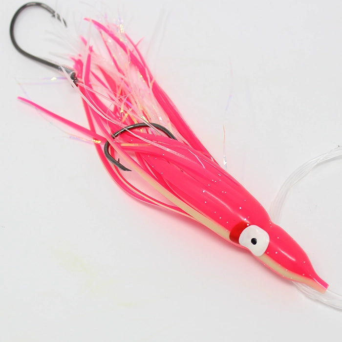Gold Star Yamashita Octopus Salmon Trolling Rig Hot Pink Glow Stripe