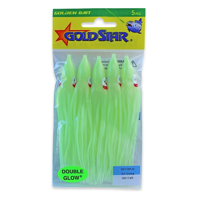 Gold Star Yamashita Octopus Squid OG174R Glow Apple Core