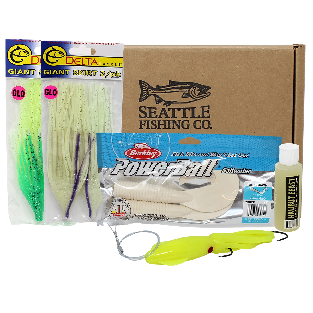 Halibut Fishing Gift Box Small