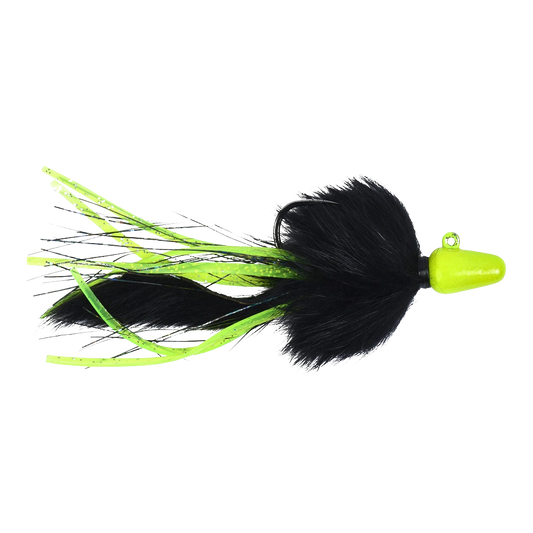 Yakima Twitching Jig - Chartreuse & Black