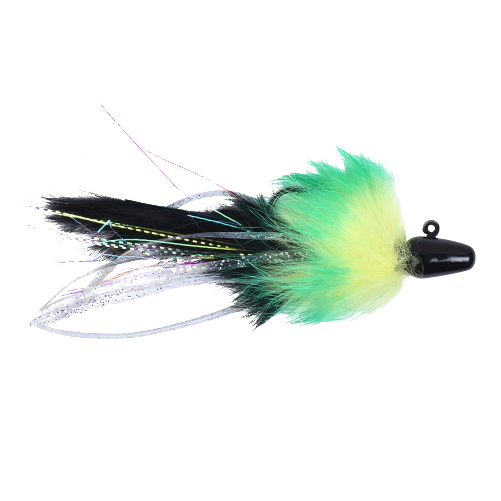 Yakima Twitching Jig - Black & Mahi, Black