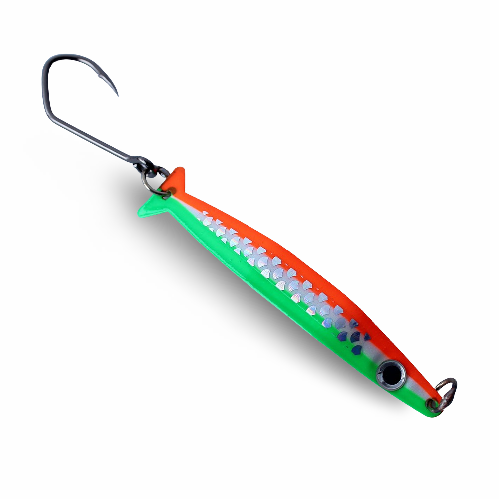 Silver Horde Coho Killer Glow & UV Irish Flag 680