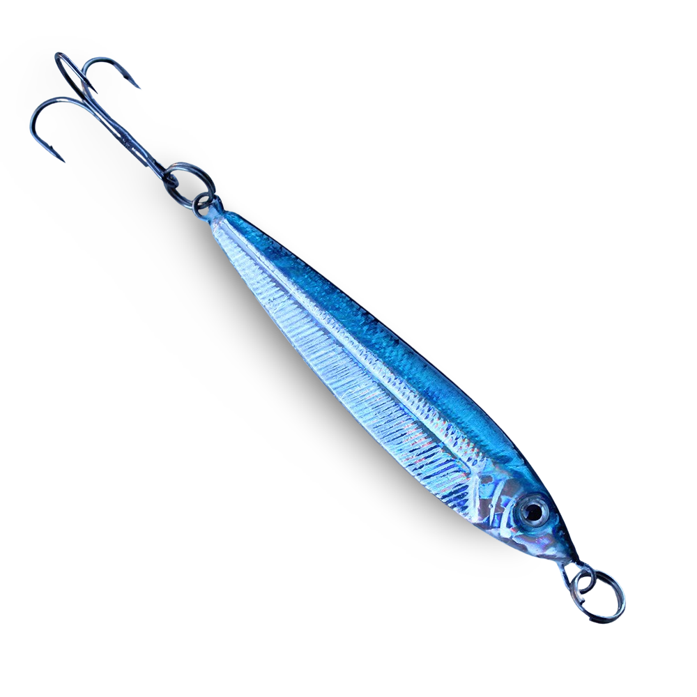 P-Line Laser Minnow Silver Blue - 1/2 oz to 6 oz