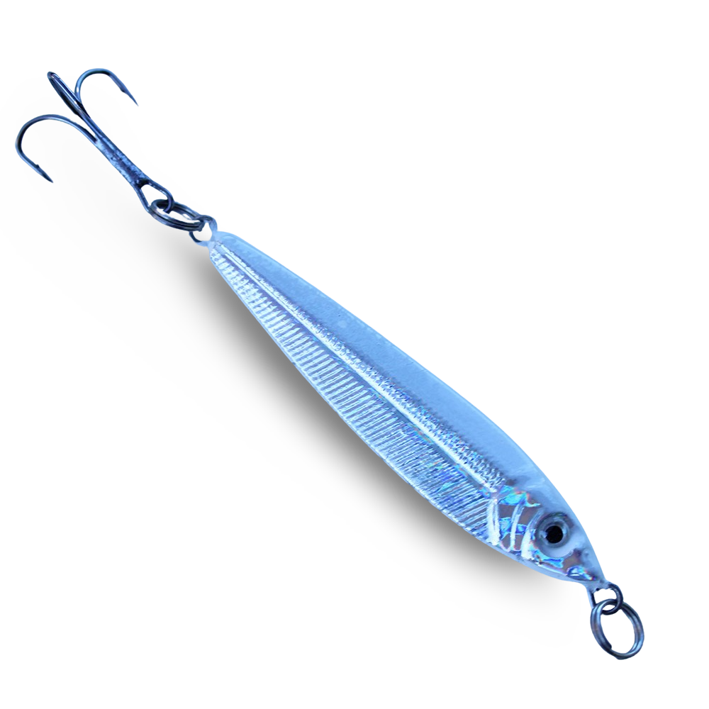 P-Line Laser Minnow Silver Glow - 1 oz to 3 oz