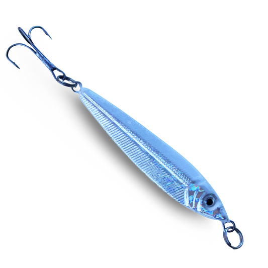 P-Line Laser Minnow Silver Glow - 1 oz to 3 oz