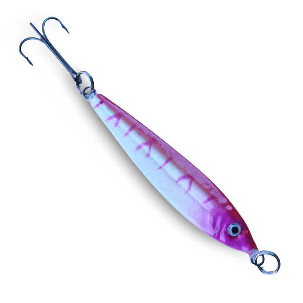 P-Line Laser Minnow Glow Pink Tiger - 1 oz to 6 oz