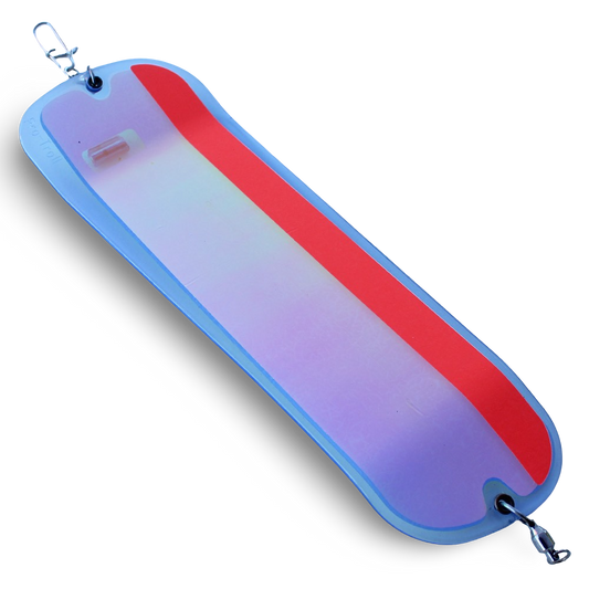 Pro-Troll HotChip 11" Flasher UV Moonbeam, Red Stripe, Glow Back