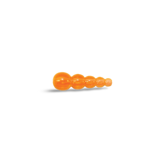 Mack's Wedding Ring Tapered Beads 10-Pack - Flo Fire Orange