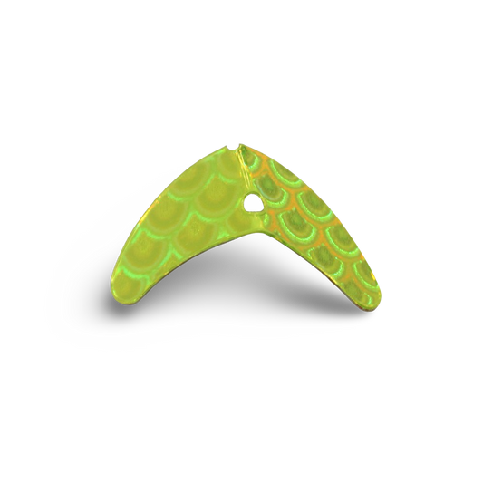 Mack's Smile Blade 5-Pack - Chartreuse Scale