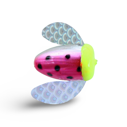 Yakima Bait Spin-N-Glo - Metallic Watermelon & Mylar Wing