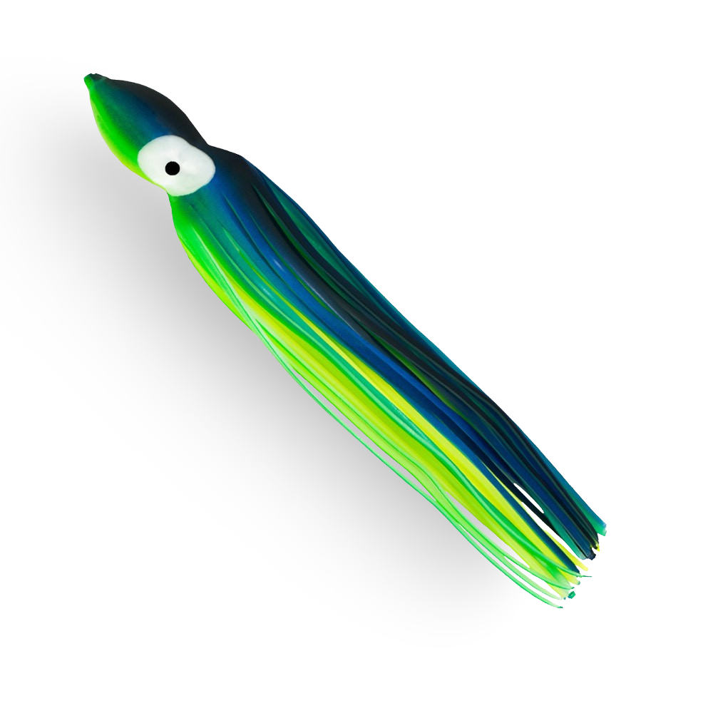 Delta Tackle Jumbo Squid Body 9" - 2-Pack Herring Aid/Glow