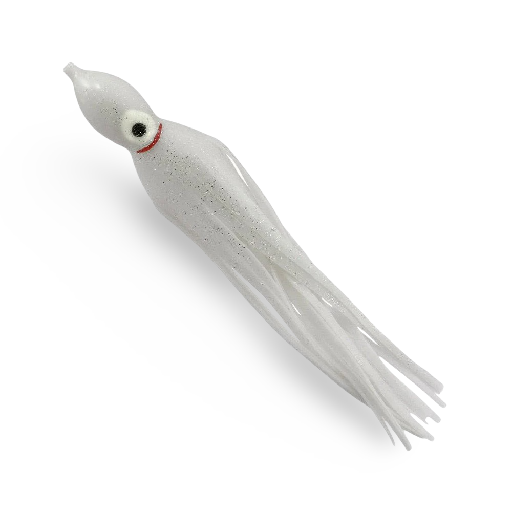 Delta Tackle Jumbo Squid Body 9" - 2-Pack White